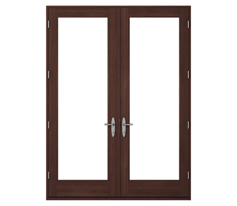 PELLA® RESERVE TRADITIONAL Wood Hinged Patio Door in Crystal Lake